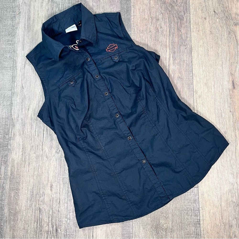 Women's Sleeveless Black Top